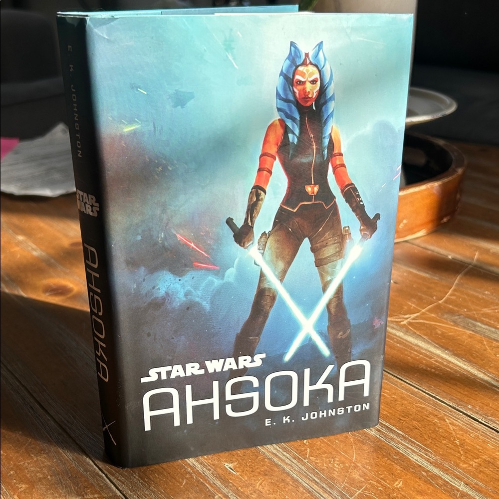 Star Wars Ahsoka Book with Blue and Black Cover